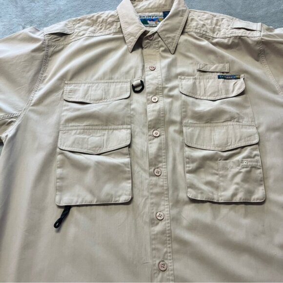 ExOfficio Outdoor Sport Adventure Travel Safari Long Sleeve Button Down Shirt - Picture 4 of 12